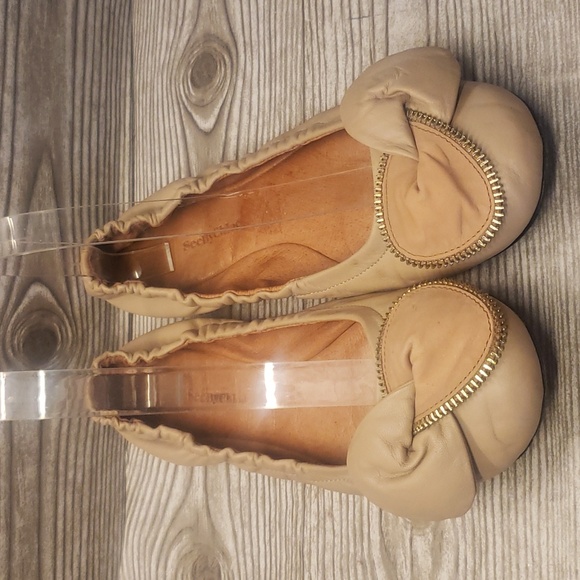 See by Chloe nude natural color woman loafers flats size 40.5 - Picture 2 of 8